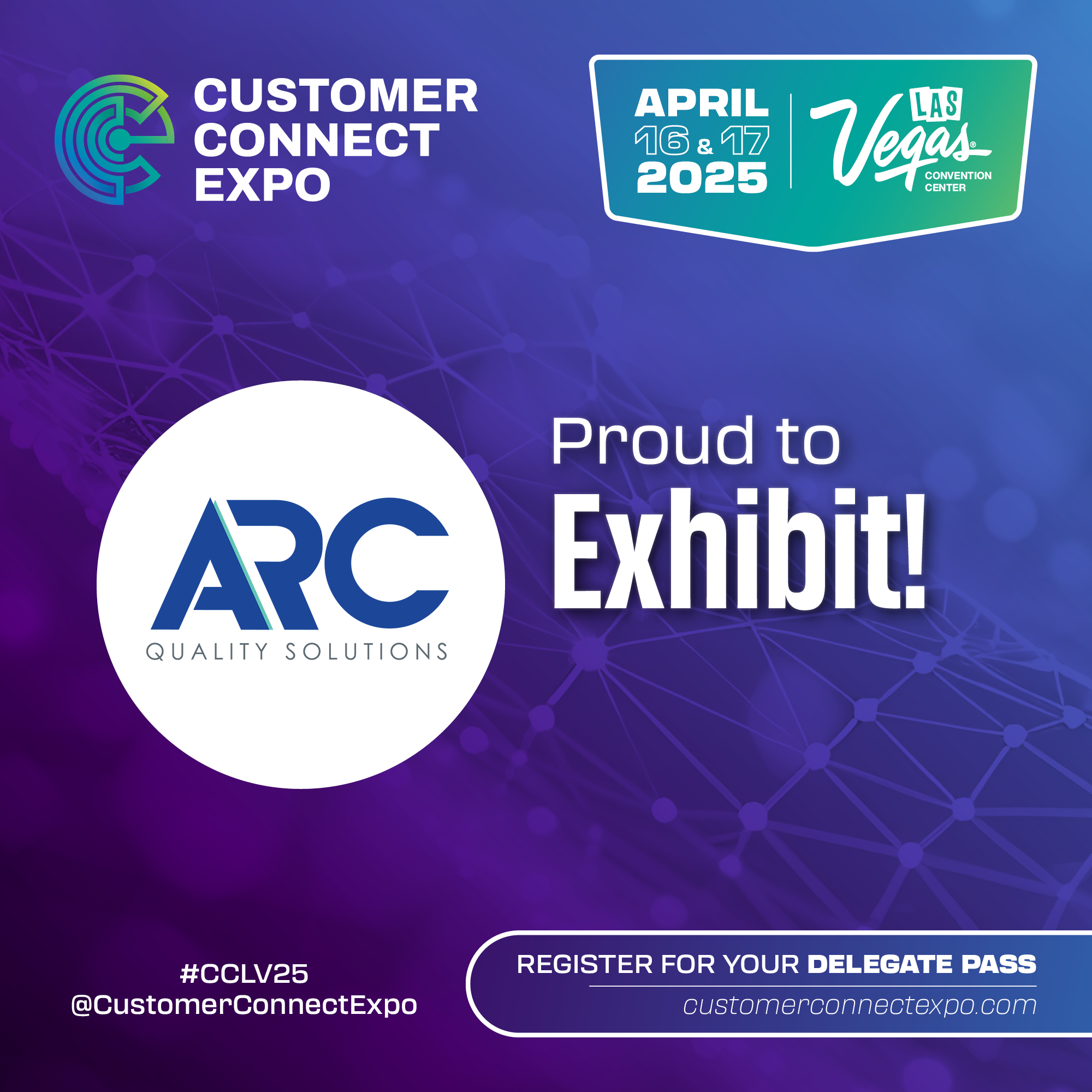 ARC  has proudly announced its participation in the highly anticipated Customer Connect Expo, which is set to take place at the Las Vegas Convention Center on April 16th and 17th. This event will gather industry leaders and innovators, creating a vibrant atmosphere for networking and collaboration. 